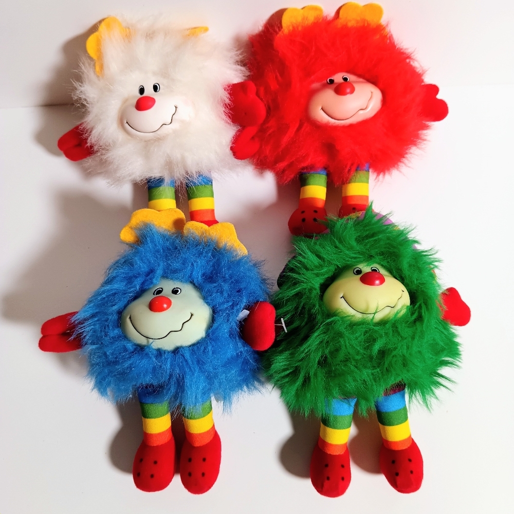 Vintage 1983 80s Hallmark Rainbow Brite Sprite Lucky Twink Romeo Champ Lot